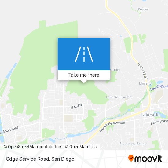 Mapa de Sdge Service Road