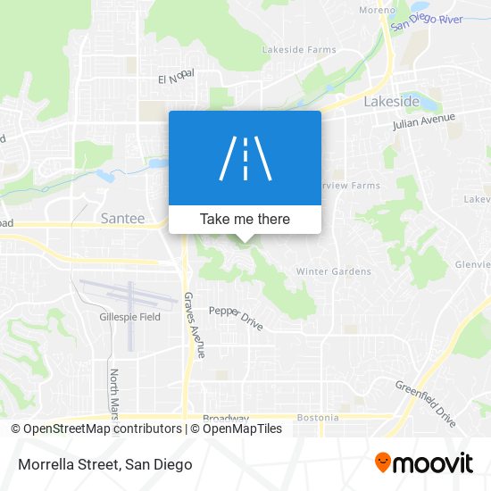 Mapa de Morrella Street