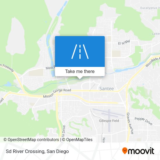 Mapa de Sd River Crossing