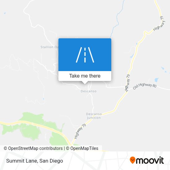 Mapa de Summit Lane