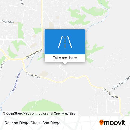 Rancho Diego Circle map