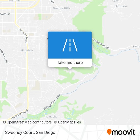 Mapa de Sweeney Court