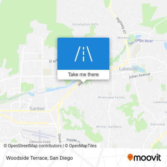 Mapa de Woodside Terrace