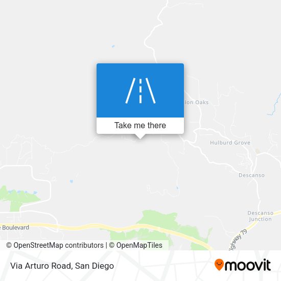 Mapa de Via Arturo Road