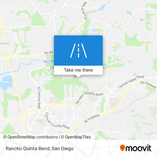 Mapa de Rancho Quinta Bend