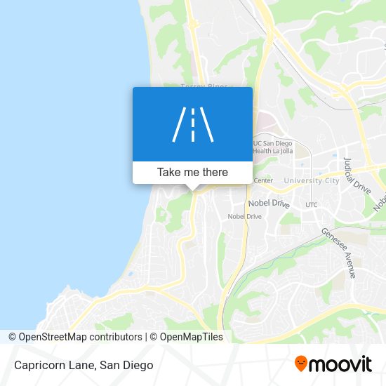 Mapa de Capricorn Lane