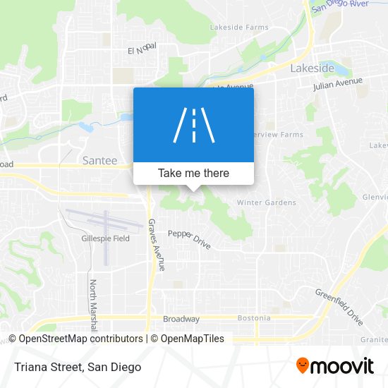 Mapa de Triana Street