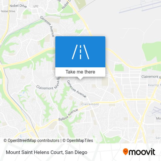Mount Saint Helens Court map