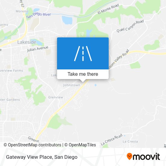 Gateway View Place map