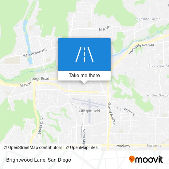 Mapa de Brightwood Lane