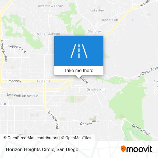 Horizon Heights Circle map