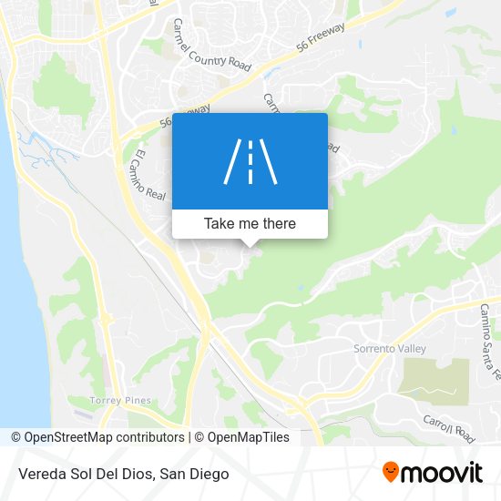 Vereda Sol Del Dios map