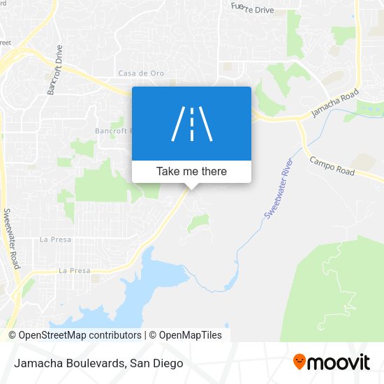 Jamacha Boulevards map