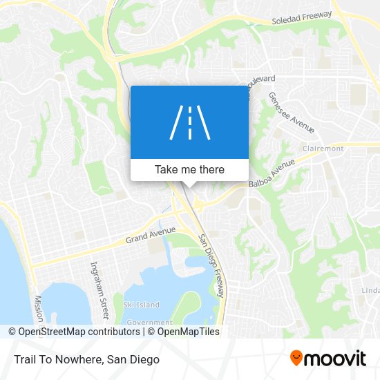Mapa de Trail To Nowhere