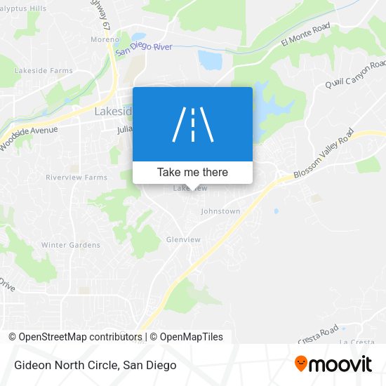 Gideon North Circle map