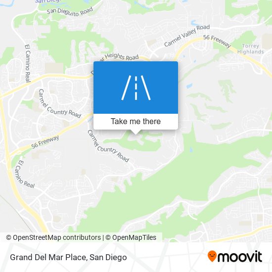 Grand Del Mar Place map