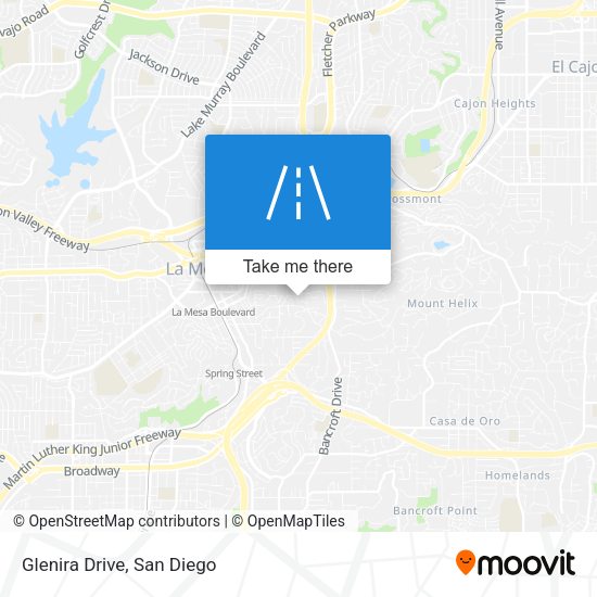 Mapa de Glenira Drive