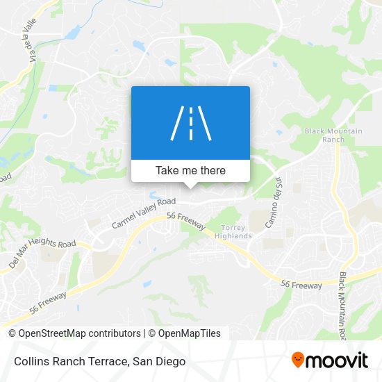 Mapa de Collins Ranch Terrace