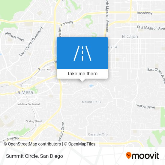 Mapa de Summit Circle