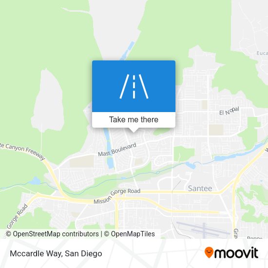 Mapa de Mccardle Way
