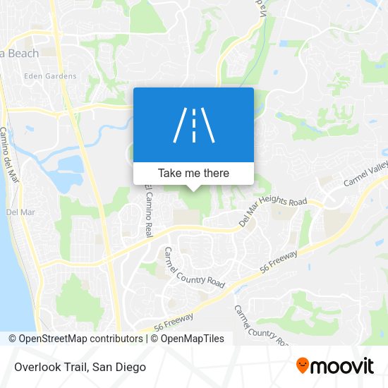 Mapa de Overlook Trail