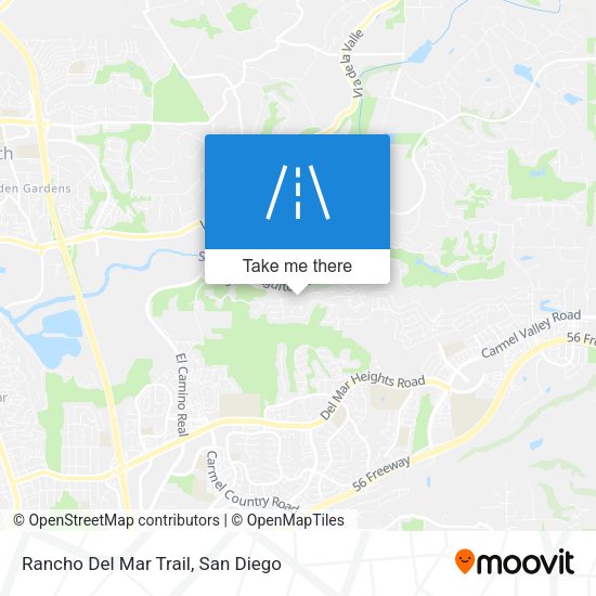 Mapa de Rancho Del Mar Trail