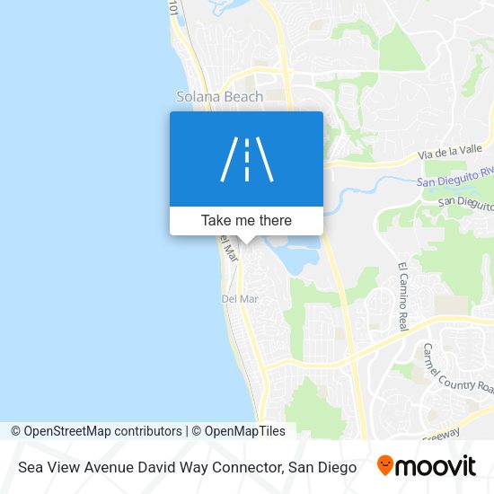 Sea View Avenue David Way Connector map