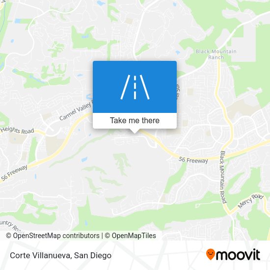 Mapa de Corte Villanueva