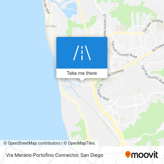 Via Merano-Portofino Connector map