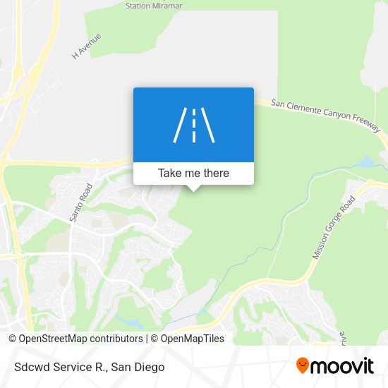 Mapa de Sdcwd Service R.