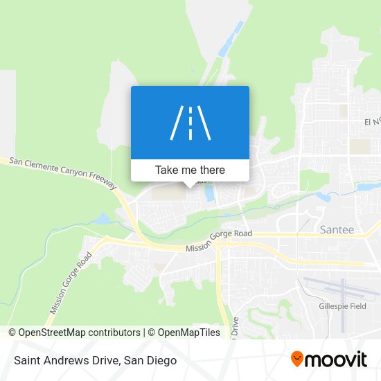 Saint Andrews Drive map