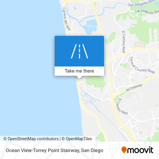 Mapa de Ocean View-Torrey Point Stairway
