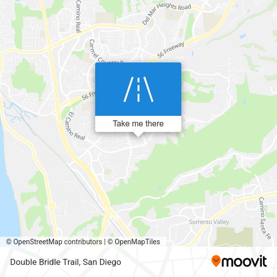 Mapa de Double Bridle Trail