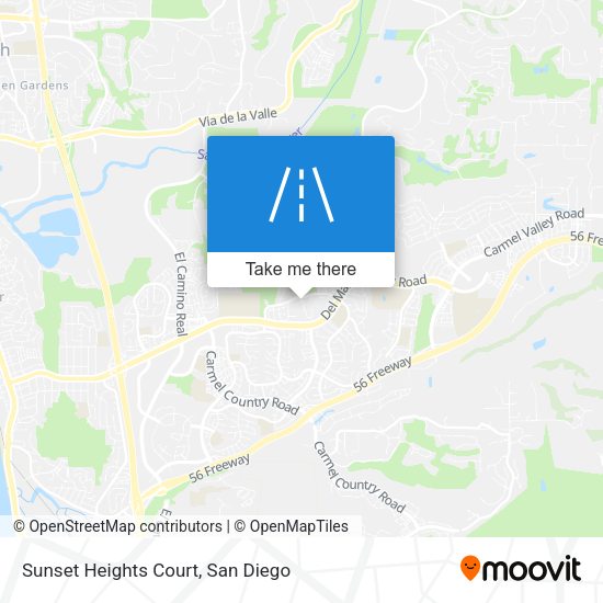 Mapa de Sunset Heights Court