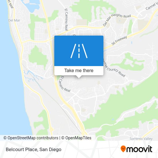 Mapa de Belcourt Place