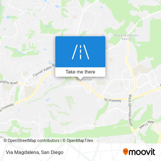 Mapa de Via Magdalena