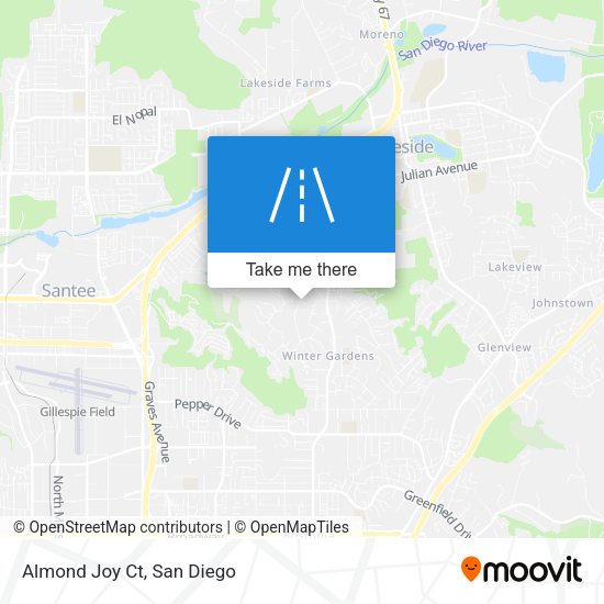 Mapa de Almond Joy Ct