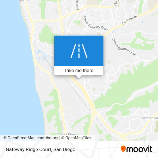 Gateway Ridge Court map