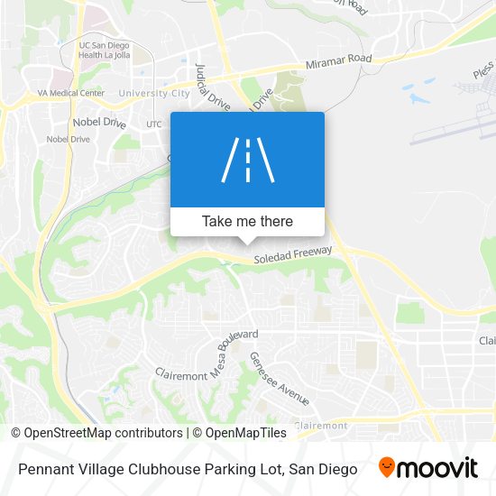 Mapa de Pennant Village Clubhouse Parking Lot