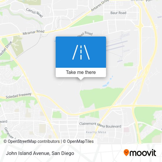 John Island Avenue map
