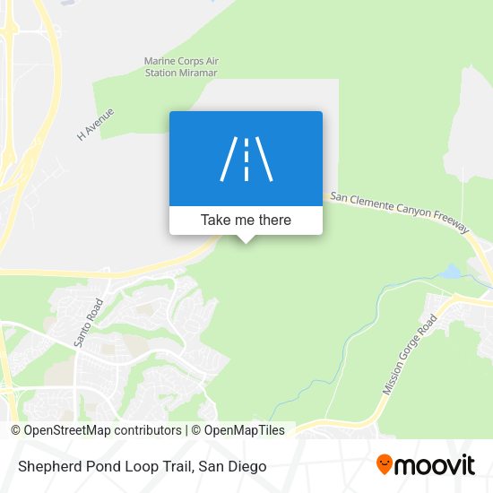 Mapa de Shepherd Pond Loop Trail
