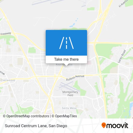Mapa de Sunroad Centrum Lane