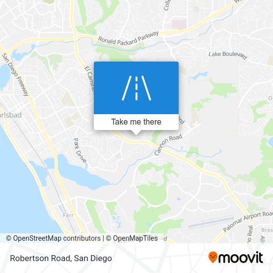 Mapa de Robertson Road