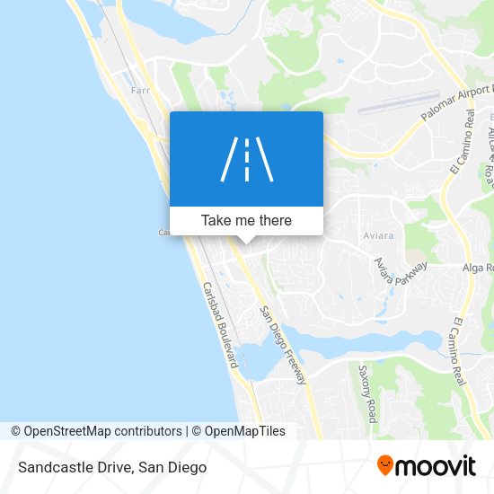 Sandcastle Drive map
