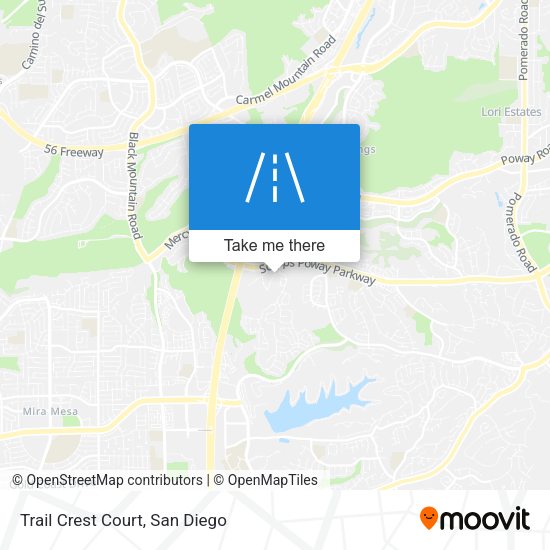 Mapa de Trail Crest Court