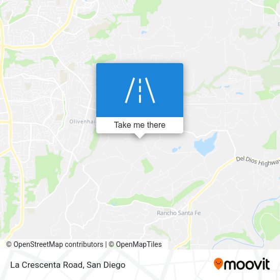 La Crescenta Road map