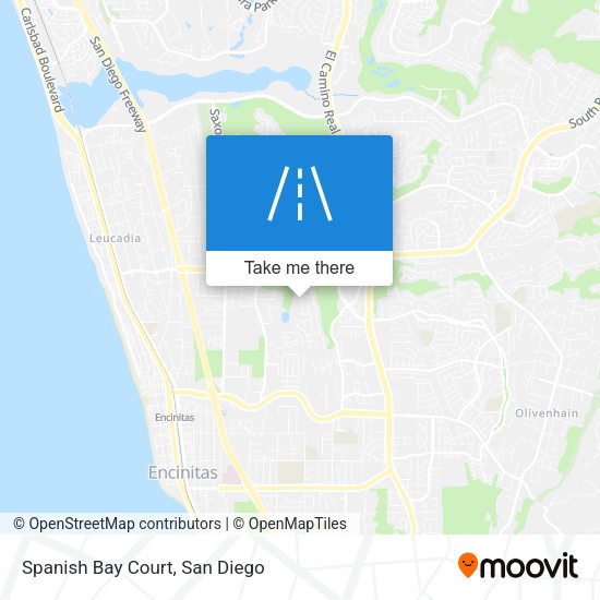 Spanish Bay Court map
