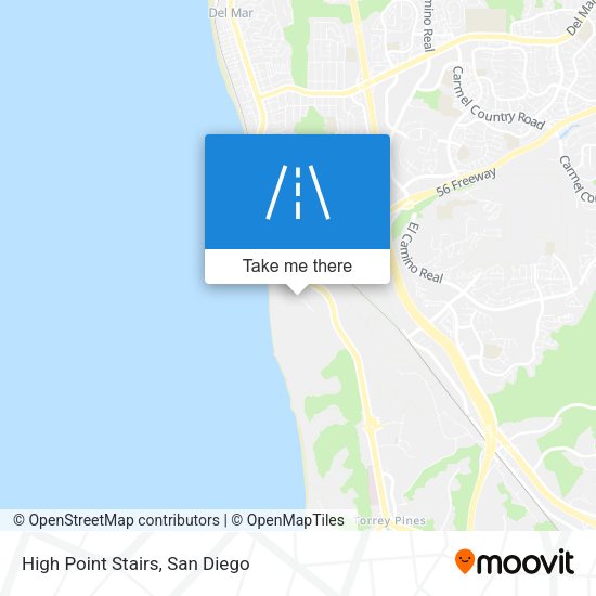 High Point Stairs map