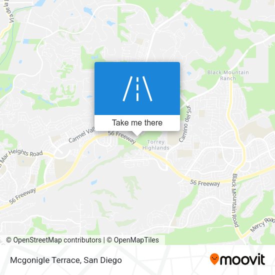 Mapa de Mcgonigle Terrace