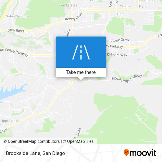 Mapa de Brookside Lane